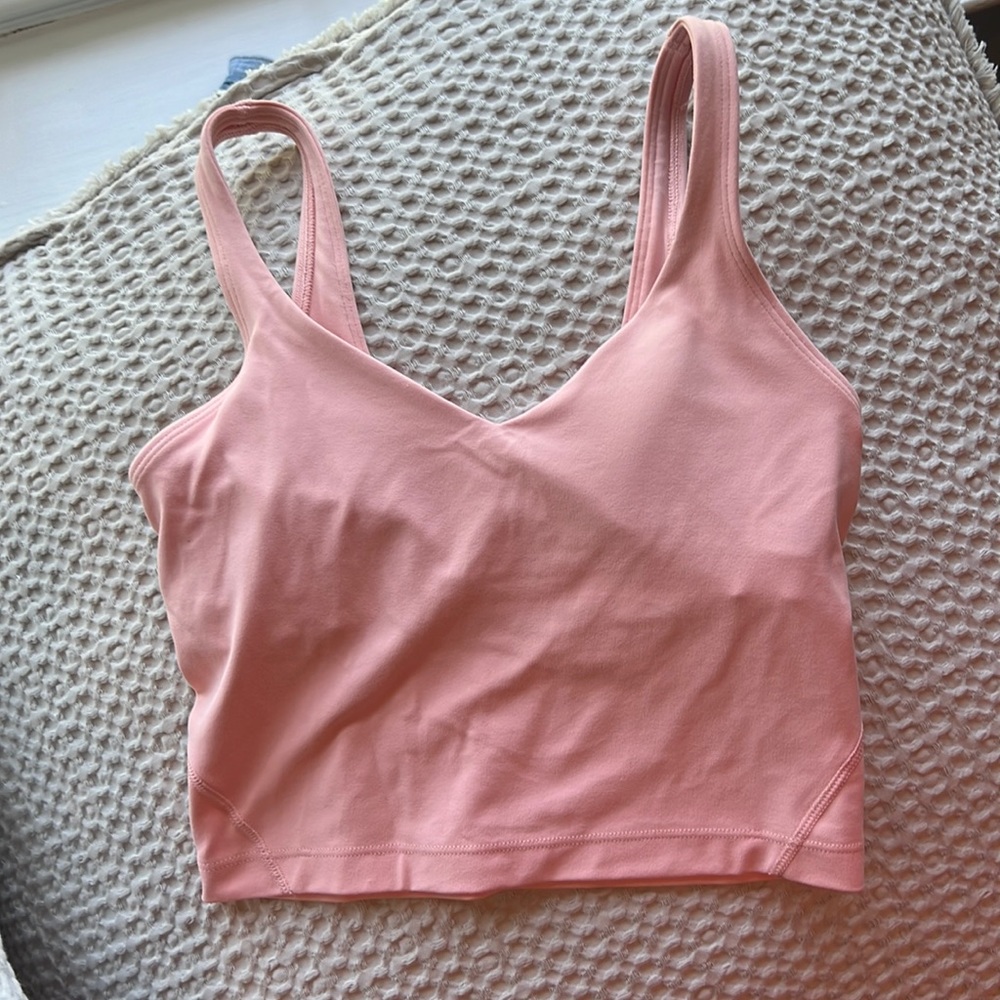 Lululemon Align Tank size 2-Dew Pink